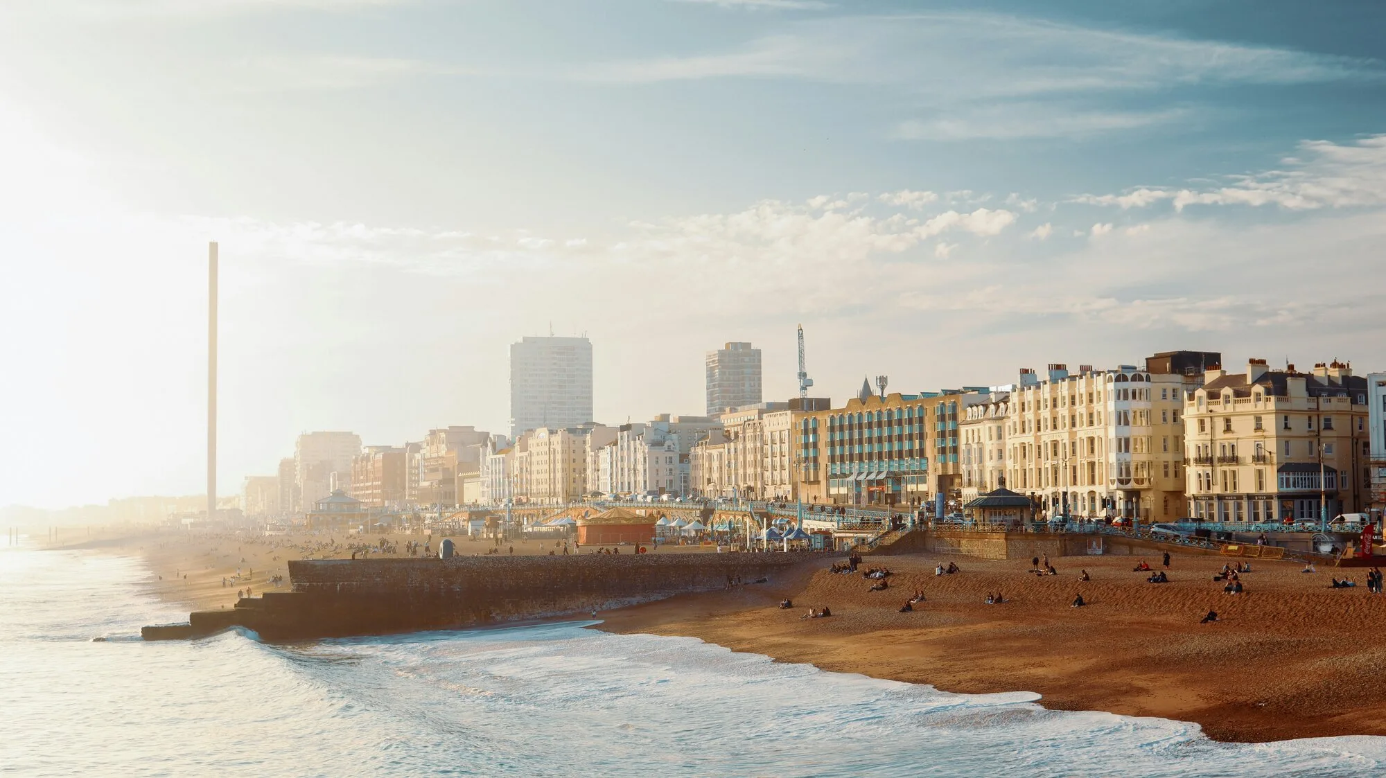 Brighton seafront and architecture