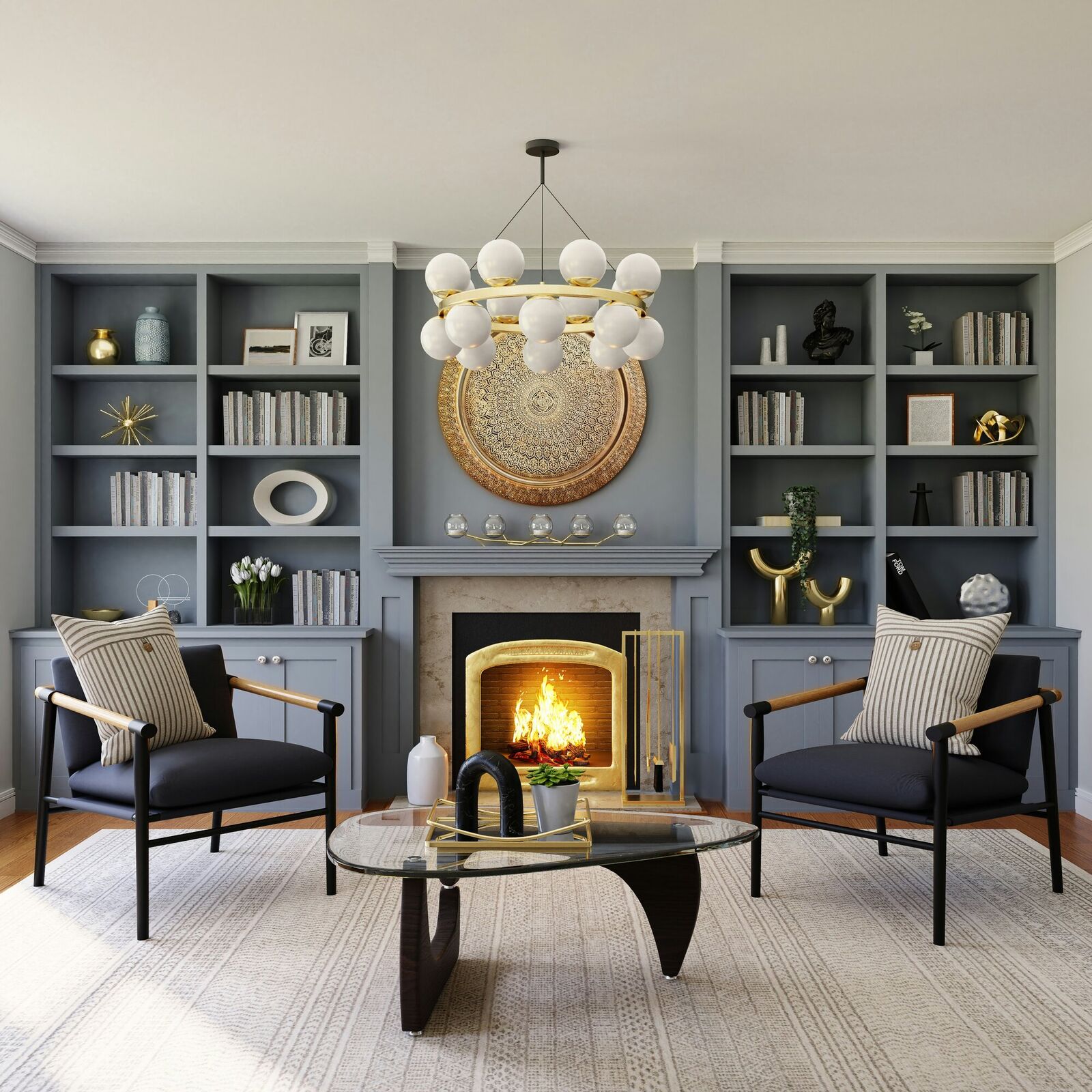 Refined living space in a Sussex home