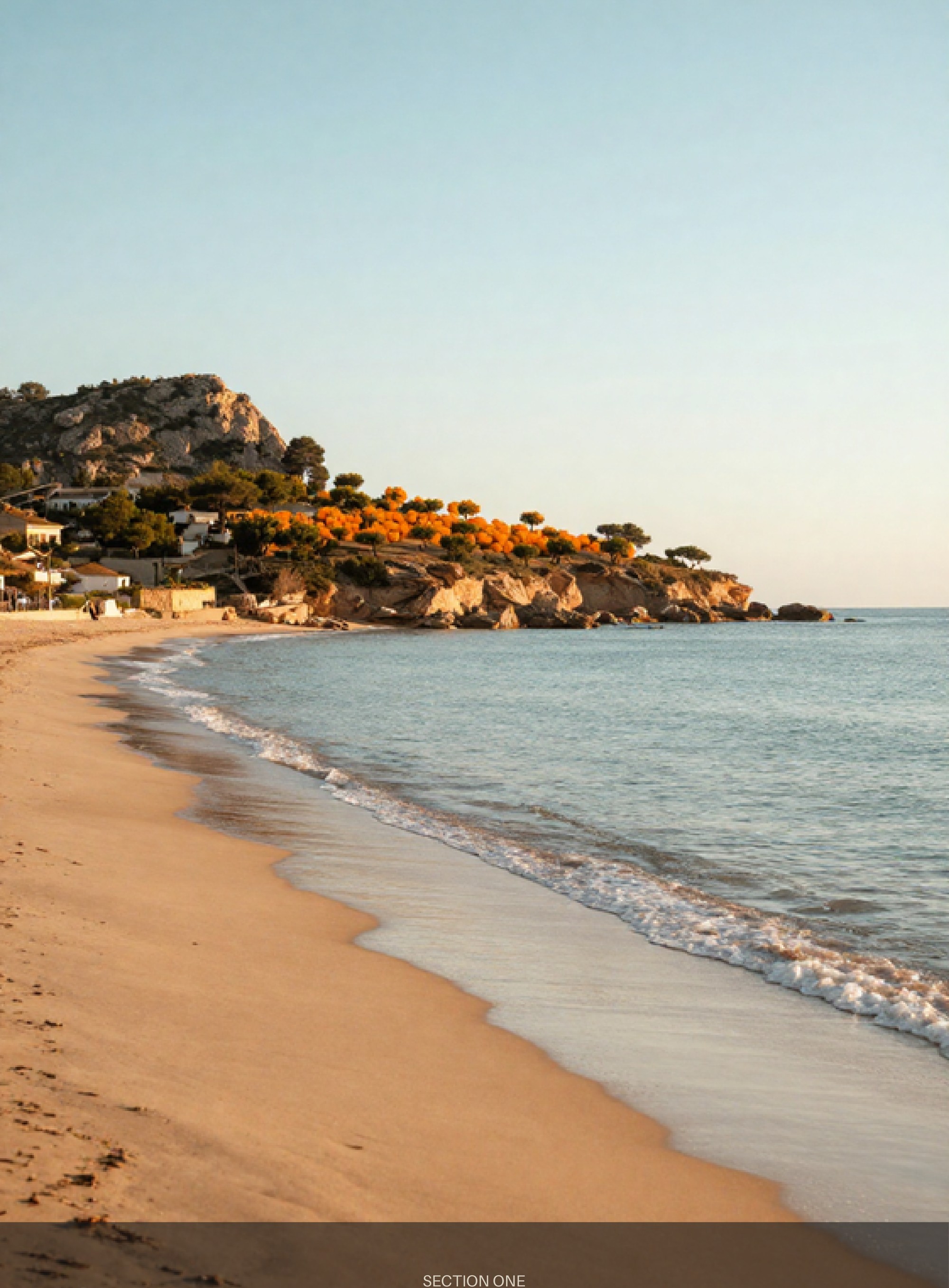 Sandy beaches and turquoise waters of Spain's Costa de Azahar coastline