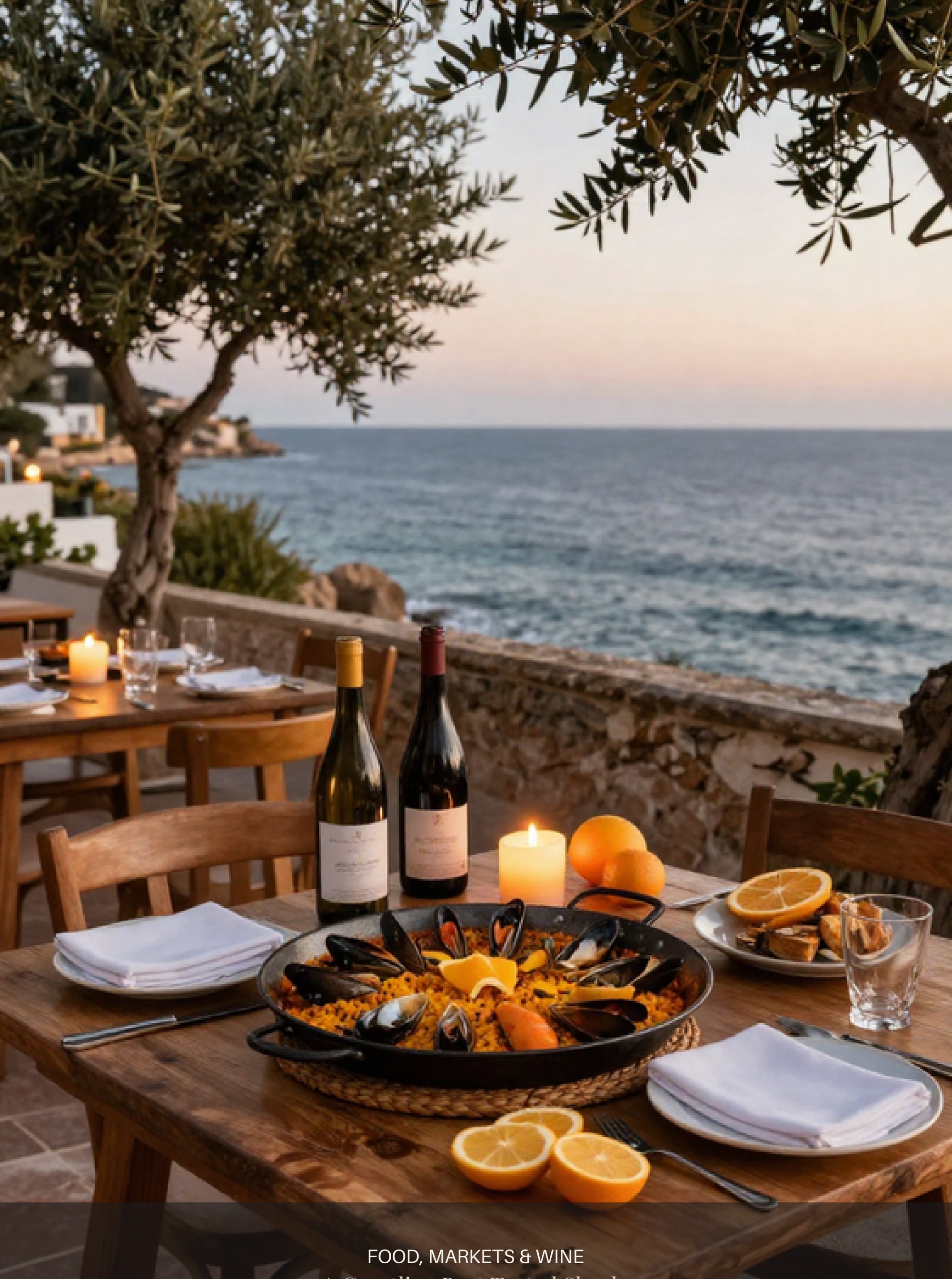 Wine and Mediterranean food with sea views on Spain's Costa de Azahar