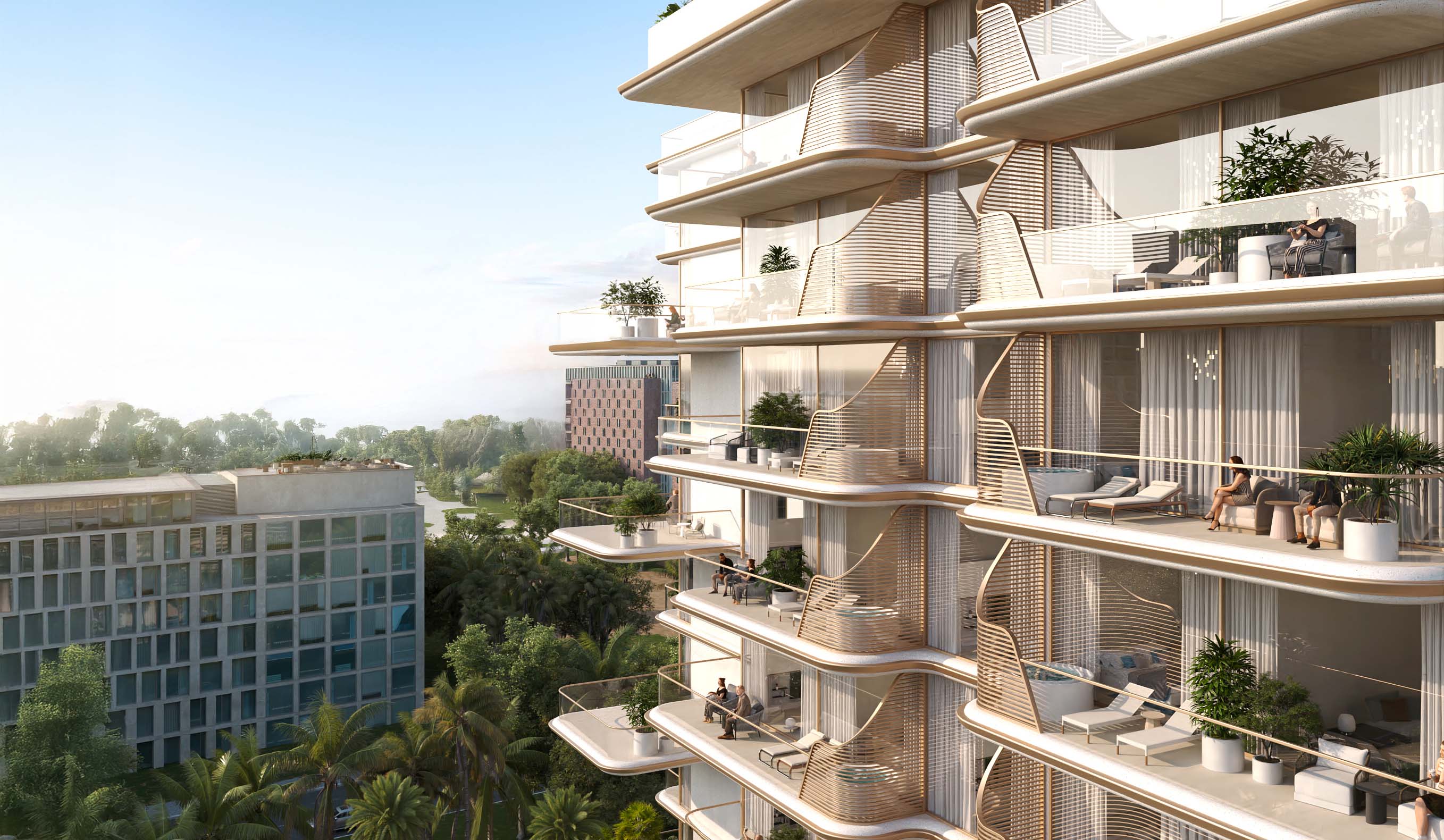 A light-filled apartment with sweeping sea views